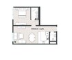 Radiant Garden Towers 1 Bed Layout