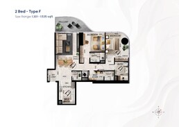 2 Beds 1301 Sq. Ft. Apartment in Radiant Waves