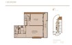 Rak Julphar Residence 1 Bed Layout