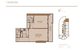 1 Bed 762 Sq. Ft. Apartment in Rak Julphar Residence