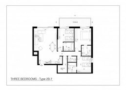 3 Beds 1541 Sq. Ft. Apartment in Reportage Al Raha Lofts One