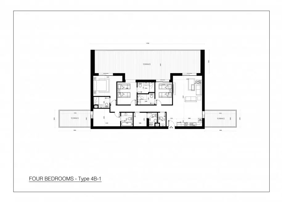 4 Beds 4335 Sq. Ft. Apartment in Reportage Al Raha Lofts One
