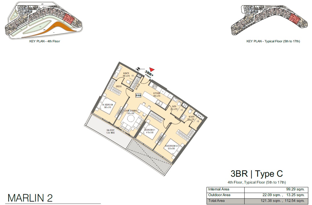 Reportage Marlin 2 3 Beds Layout