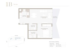 1 Bed 705 Sq. Ft. Apartment in Reportage Perla 3