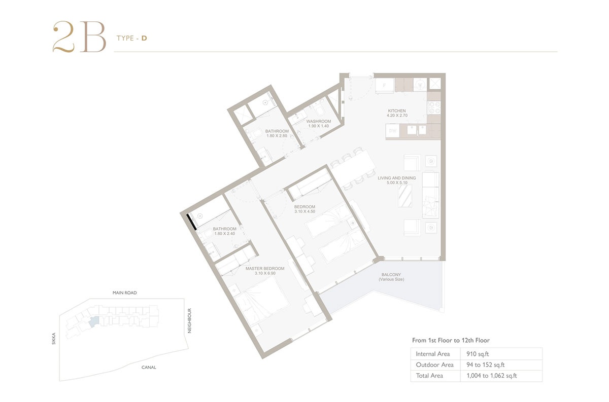 Reportage Perla 3 2 Beds Layout