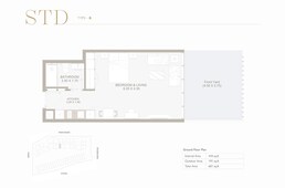 601 Sq. Ft. Studio in Reportage Perla 3