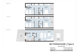 4 Beds 2487 Sq. Ft. Townhouse in Reportage Perla Prime