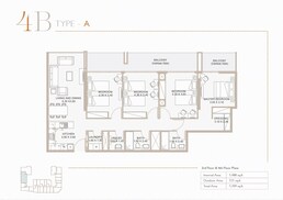 4 Beds 1709 Sq. Ft. Apartment in Reportage Plaza Phase 2