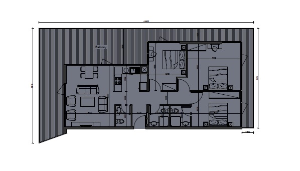 Reportage The Gate Residence 3 Beds Layout