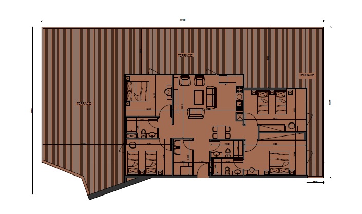 Reportage The Gate Residence 4 Beds Layout