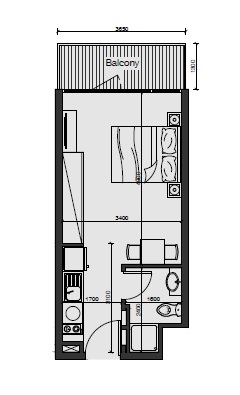 Reportage The Gate Residence Studio Layout