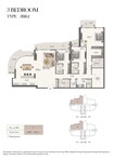 Royal Radisson Residences 3 Beds Layout