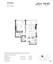 SAAS Reem Nine 1 Bed Layout