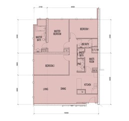 3 Beds 1606 Sq. Ft. Apartment in Tamouh Horizon Towers