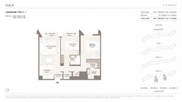 2 Beds 1180 Sq. Ft. Apartment in Taraf Solea Residences