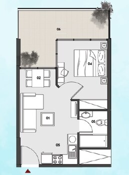 1 Bed 525 Sq. Ft. Apartment in Webridge Al Maryah Vista