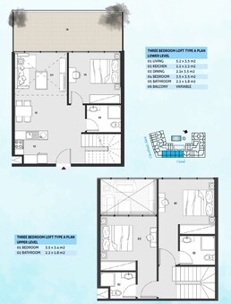 3 Beds 1290 Sq. Ft. Apartment in Webridge Al Maryah Vista