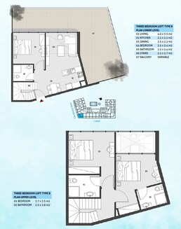 3 Beds 1703 Sq. Ft. Apartment in Webridge Al Maryah Vista