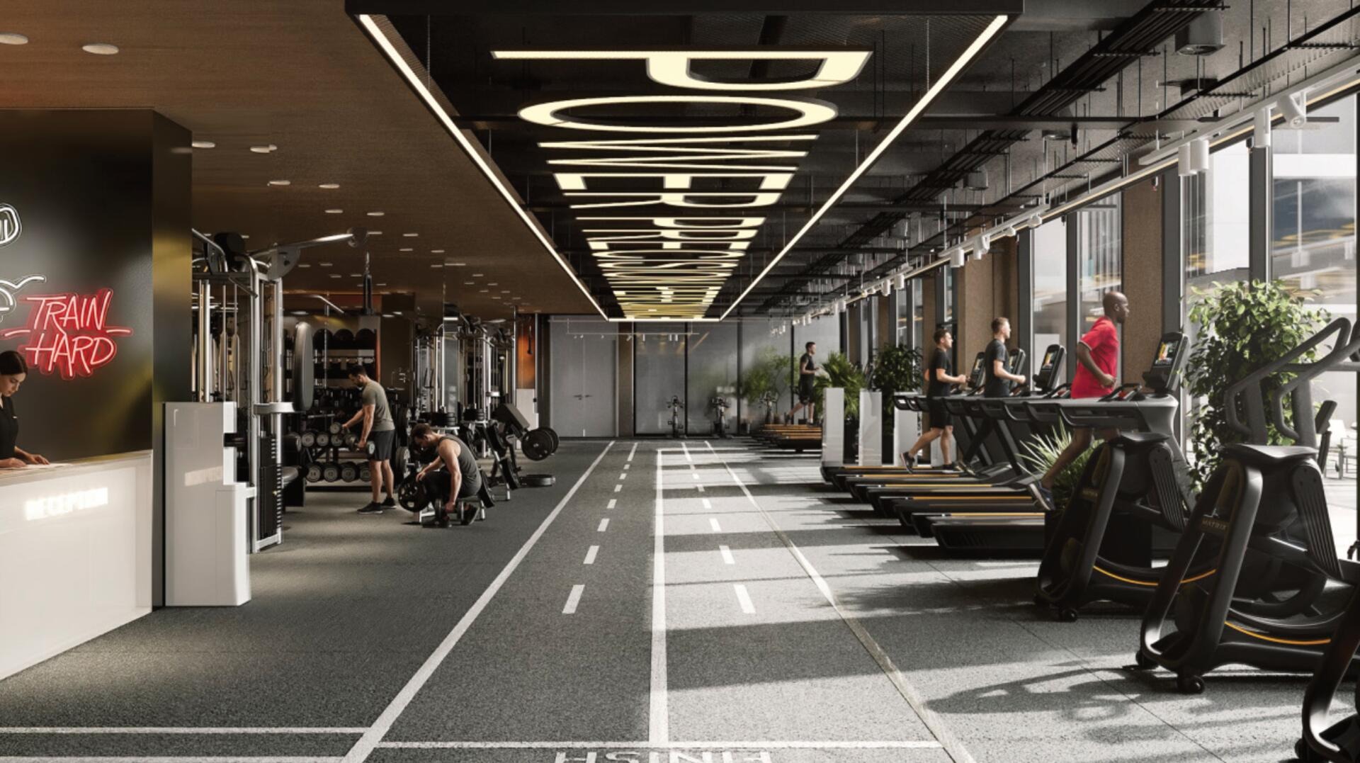 Aqaar Mawjan Apartments Gymnasium Image