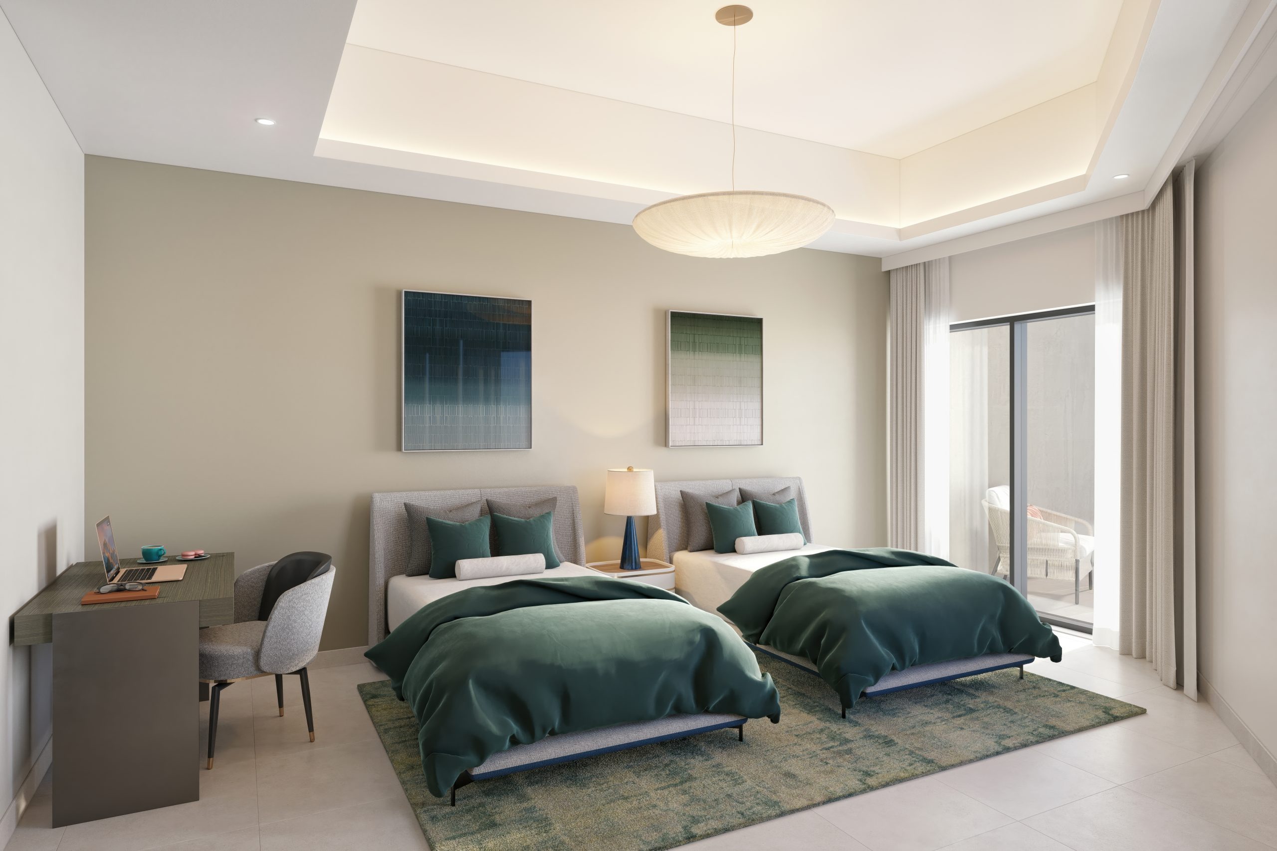 GJ Ajman Pearl Tower Apartment Interiors