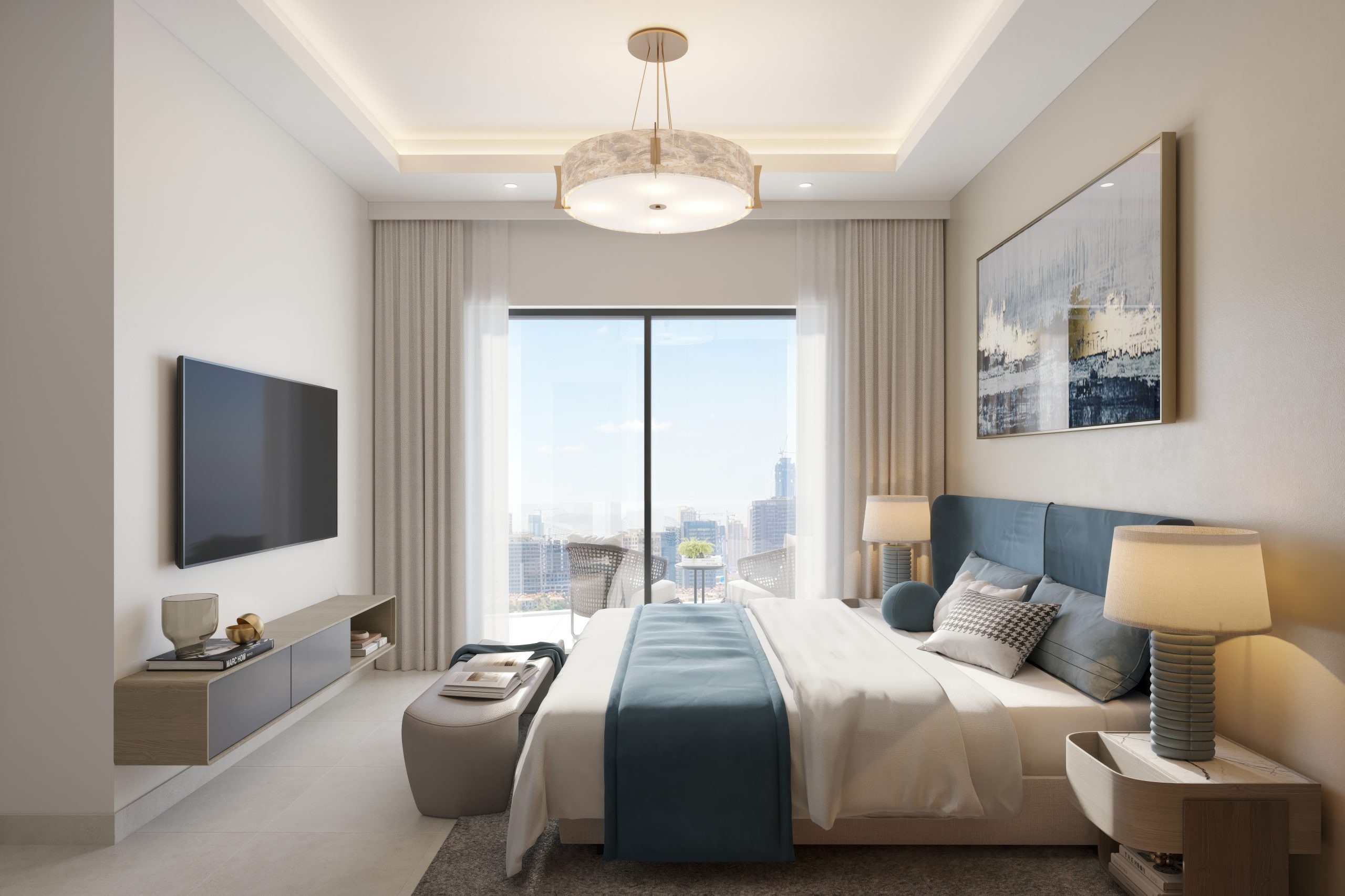 GJ Ajman Pearl Tower Apartment Interiors