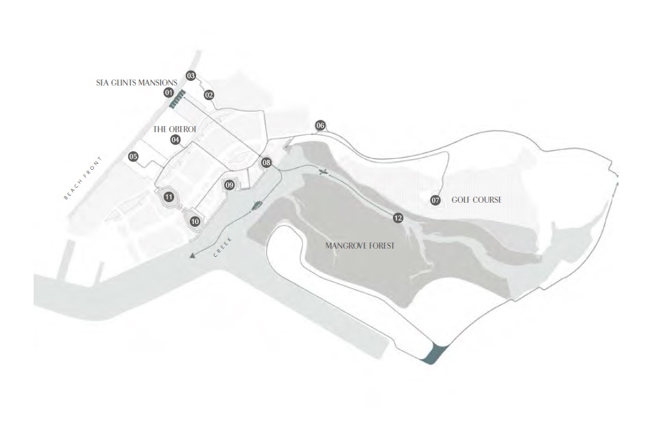 Solidere Sea Glints Mansions Location Image