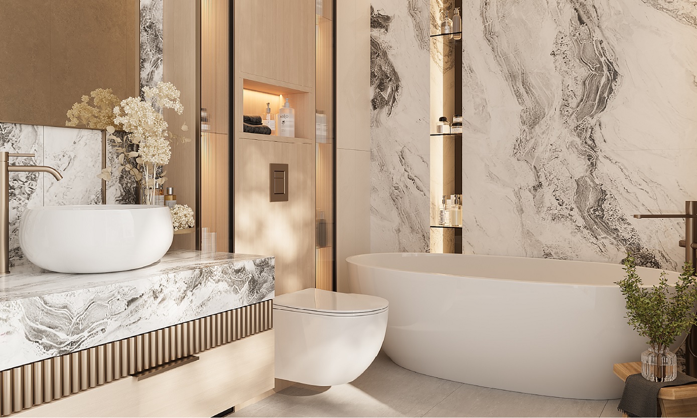 Tiger Downtown Ajman Apartment Interiors