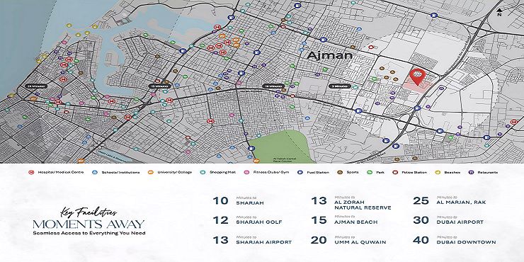 Tiger Orchid Towers Location Image