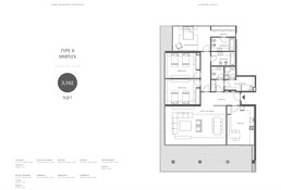 3 Beds 3102 Sq. Ft. Apartment in Al Zorah Gateway Porto
