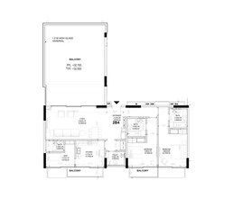 2 Beds 2668 Sq. Ft. Apartment in Al Zorah Sealine Residence