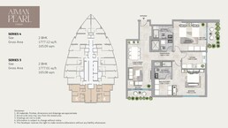 2 Beds 1777 Sq. Ft. Apartment in GJ Ajman Pearl Tower