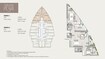 GJ Ajman Pearl Tower 2 Beds Layout
