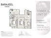 GJ Barajeel Tower B 2 Beds Layout