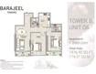GJ Barajeel Towers 1 Bed Layout