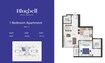 GJ Bluebell Residence 1 Bed Layout