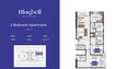 GJ Bluebell Residence 2 Beds Layout