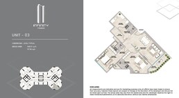 2 Beds 1699 Sq. Ft. Apartment in GJ Infinity Towers