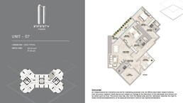 2 Beds 1911 Sq. Ft. Apartment in GJ Infinity Towers