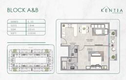 1 Bed 1102 Sq. Ft. Apartment in GJ Kentia Residence