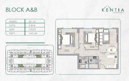 2 Beds 1401 Sq. Ft. Apartment in GJ Kentia Residence