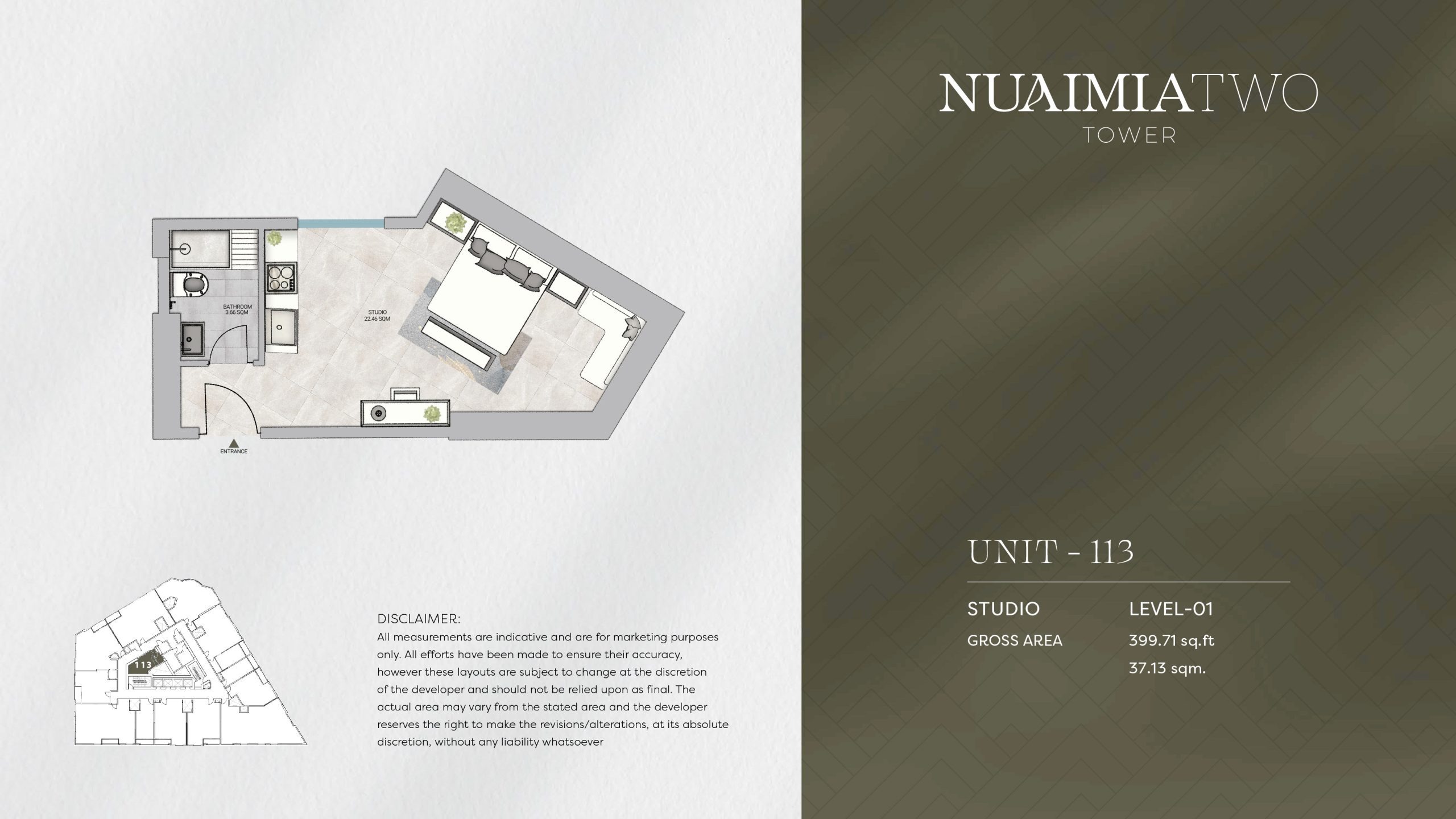 GJ Nuaimia Two Tower Studio Layout