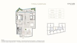 1 Bed 966 Sq. Ft. Apartment in GJ One 678 Residences
