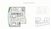 GJ One 678 Residences 2 Beds Layout