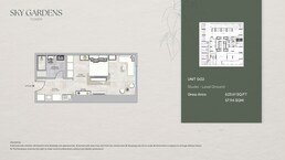 623 Sq. Ft. Studio in GJ Sky Gardens Tower