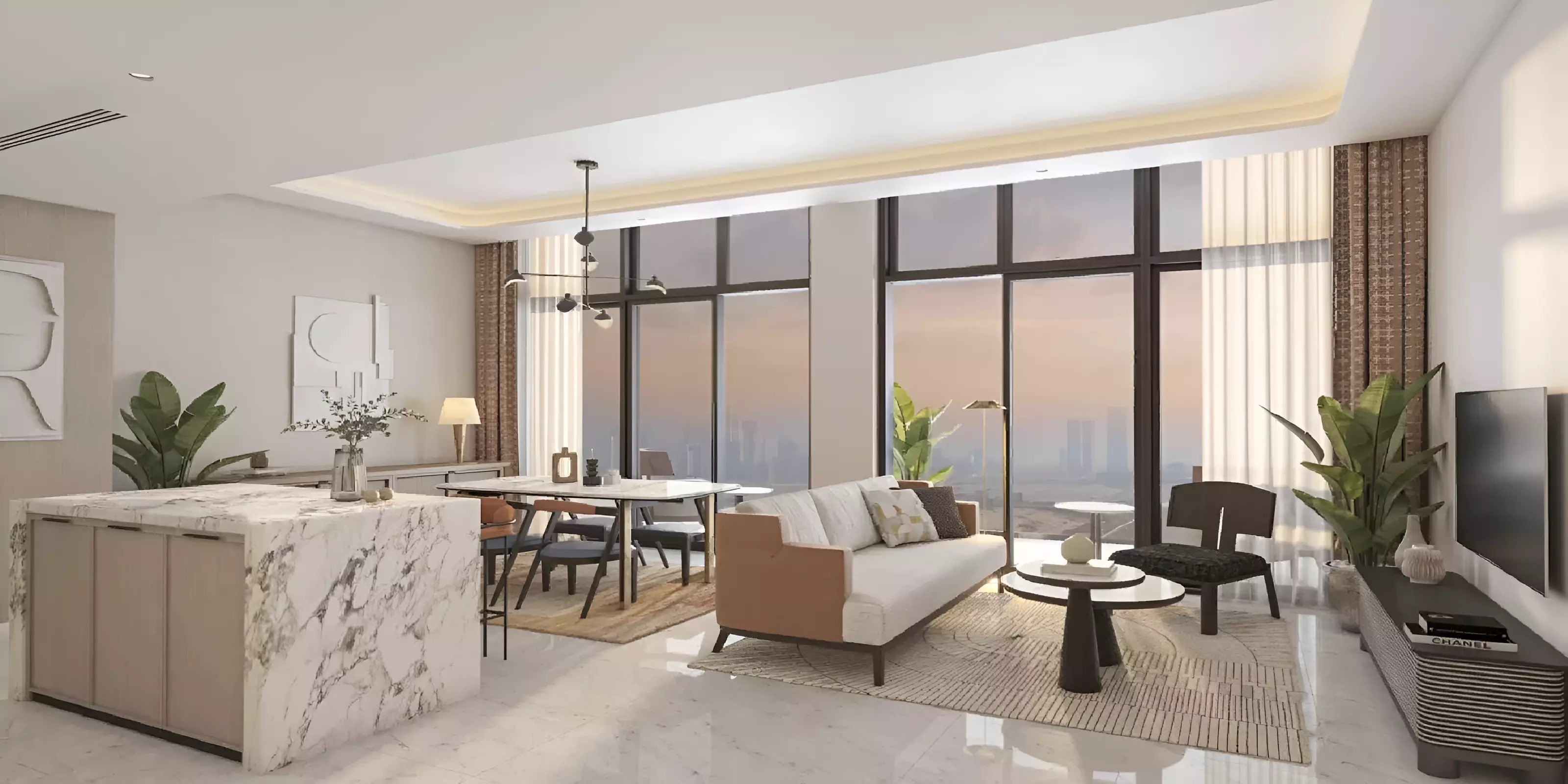 Adeba Azizi Apartment Interiors