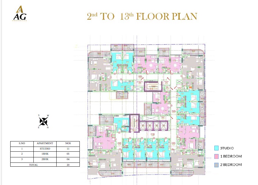 AG 9INE Floor Plans