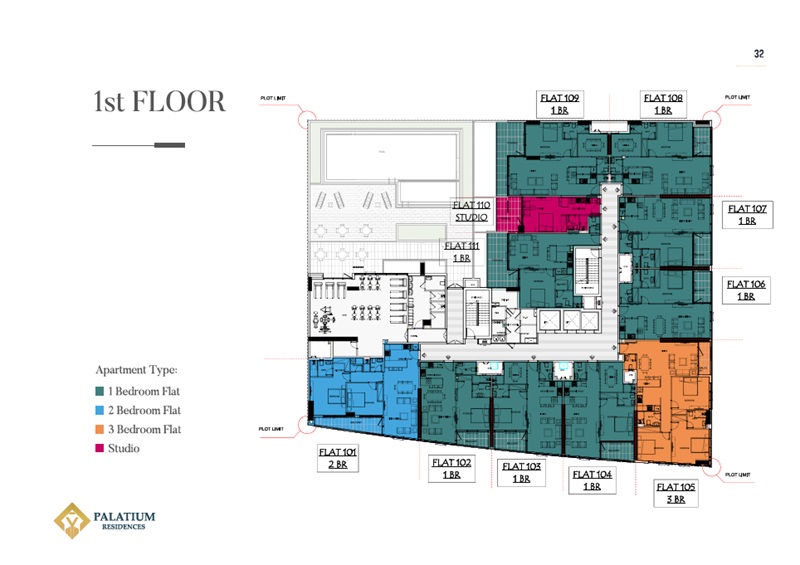 Ahmadyar Palatium Residences Floor Plans
