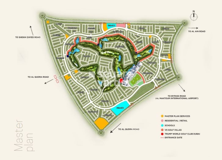 Aknan Villas Master Plan Image