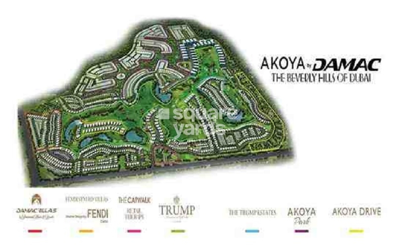 Akoya by Damac Master Plan Image