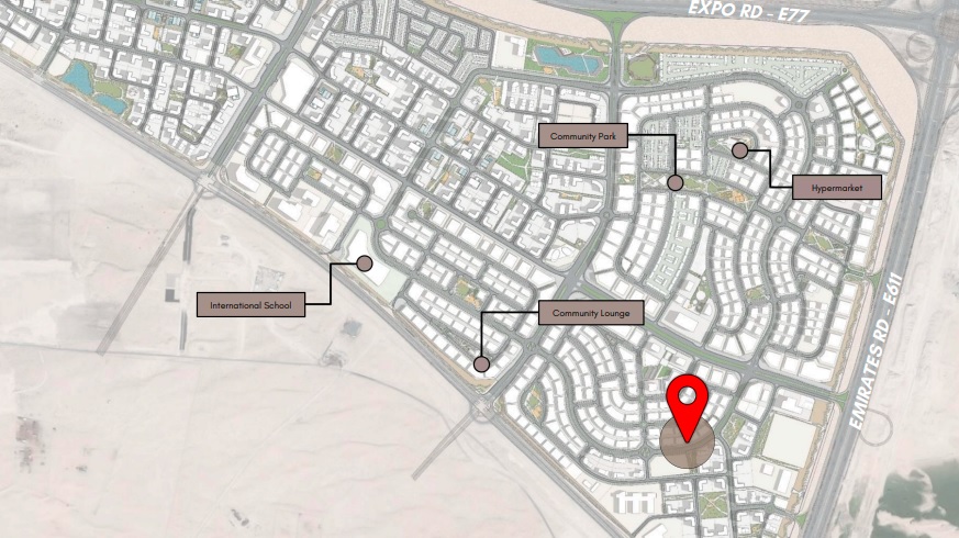 Al Mizan The Oak Location Image